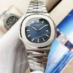 Swiss Quality Patek Philippe Nautilus 5711 Citizen 8215 Stainless Steel Blue Watches